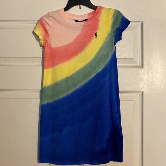 Polo Ralph Lauren Jersey T-Shirt Dress ~ Tie-Dye ~ NEW! - Picture 5 of 5